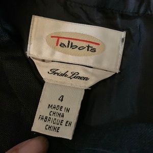 Women’s black sleeveless, Irish linen